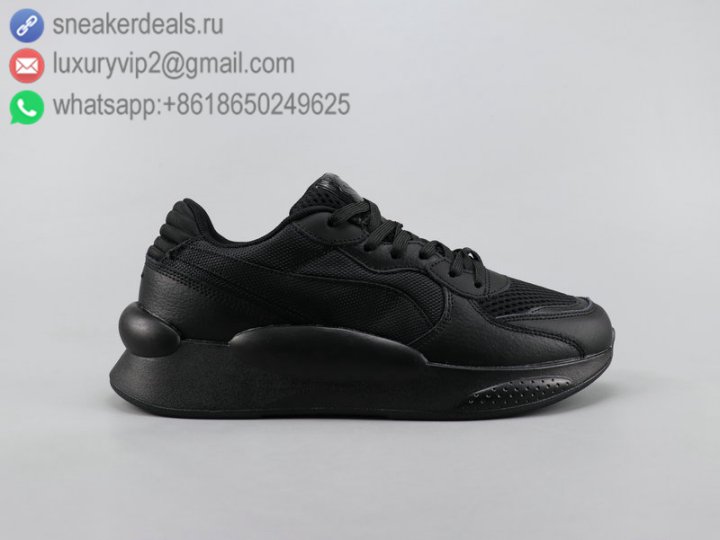 Puma RS 9.8 SPACE 2019 Retro Unisex Running Shoes All Black Size 36-45
